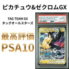 鑑定品　PSA10 ピカチュウ&ゼクロムGX RR 041 タッグオールスターズ 鑑定品 PSA10 ピカチュウ&ゼクロムGX RR 041 タッグオールスターズ