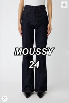 MOUSSY デニムパンツ サイズ24 MVS flareワンウォッシュのサムネイル