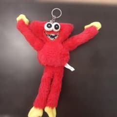 ハギーワギー キーホルダー ぬいぐるみ 赤のサムネイル