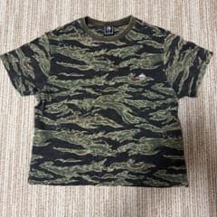 antimid ワッフルTシャツ タイガーカモ柄 刺繍ロゴのサムネイル