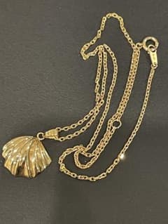 ジュエリーマキ　K18ネックレス　18金ネックレス　k18 K18 貝