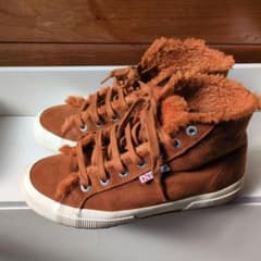 SUPERGA スペルガ　ファー付きハイカットスニーカーのサムネイル