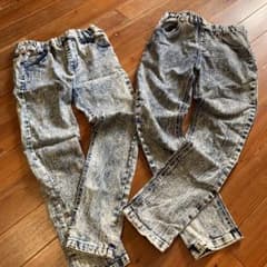 兄弟　姉妹　おそろい　デニム　スキニーのサムネイル