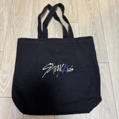 Stray Kids ロゴ トートバッグ 黒のサムネイル