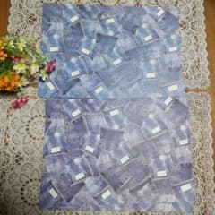 MALAMA様A4デザインペーパー ジーンズ柄 30枚 - メルカリ