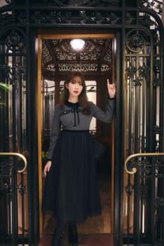Her lip to】Garnier Pleated Dress - メルカリ