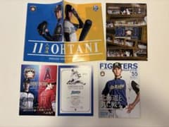 大谷翔平 プロ初登板試合観戦証明書 移籍会見 クリアファイル 2013年