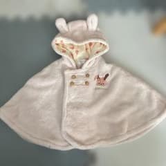 hiromichi nakano ベビーポンチョ ピンクのサムネイル
