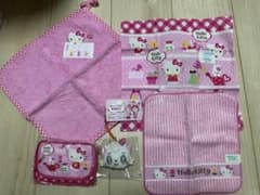 キティーちゃん　ハンドタオル　ハンカチ　テッシュケースのサムネイル