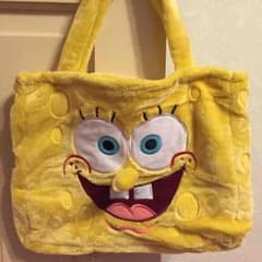⭐️ポブちさま専用⭐️ スポンジボブ もこもこ トートバッグのサムネイル