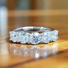 ♡ 【大粒】エタニティ リング 天然 ダイヤモンド 1.5ct Pt900 - メルカリ
