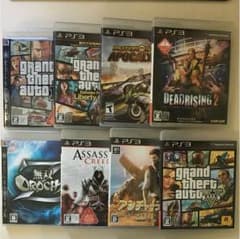 【山田太郎様専用】PS3ソフト GTA5 他8本のサムネイル