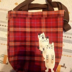 Nekomaruke 2-way Cat Shoulder Bag/Tote Bag