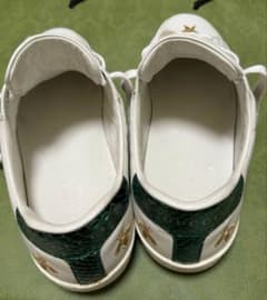GUCCI スニーカー ホワイト/グリーンのサムネイル