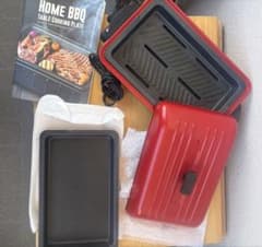 recolte HOME BBQ レコルト　ホットプレート　レッドのサムネイル