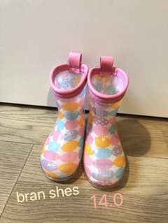 長靴 女の子 レインブーツ　14.0cm 新品未使用　ブランシェスのサムネイル