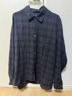 INSILENCE Garment Dye Check Shirt M - メルカリ