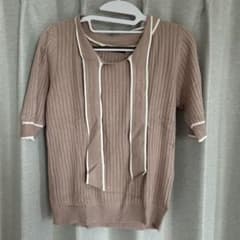 RagOut ピンク　半袖ニットのサムネイル