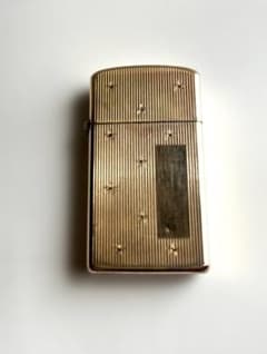 zippo ビンテージスリム 10K GF - メルカリ