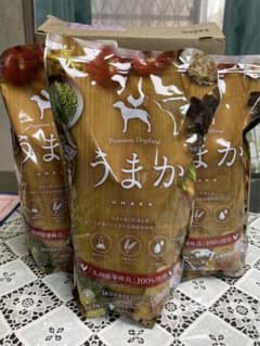 新品未開封！ プレミアムドッグフード うまか 1.5kg×3袋セットのサムネイル