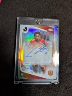 Topps Chrome Jリーグ 木村勇大 直筆サインカードのサムネイル