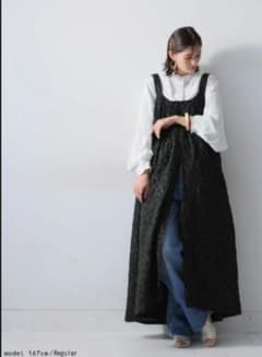 antiquaアンティカ ボリュームサロペットplusサイズのサムネイル