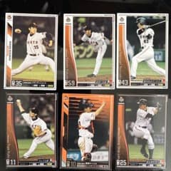 プロ野球オーナーズリーグカード6枚セット 読売ジャイアンツNO.1のサムネイル