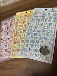 サンリオ ボンボンドロップシール moji 3種セットのサムネイル