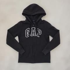 00s OLD GAP ジップフーディー パーカー Y2K 黒 Sのサムネイル