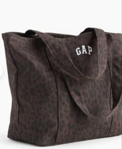 gap ミニ ロゴトートバッグ レオパード - メルカリ