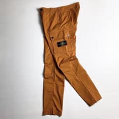 STONE  ガーメントダイ カーゴパンツ オレンジ系 W32 STONE ISLAND ガーメントダイ カーゴパンツ オレンジ系 W32 - メルカリ