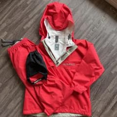 モンベル  クレッパー レインウェア 収納袋付き キッズ 110のサムネイル
