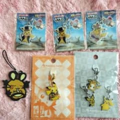 ポケモン メタルチャーム ピチュー、ピカチュウ、ライチュウ、デデンネ セットのサムネイル
