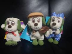 NHK いないいないばあっ！ ワンワン マスコット 全3種 コンプリート