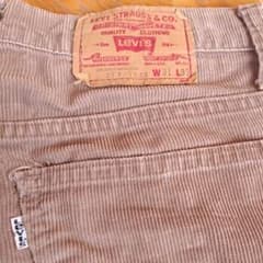 Levi'sコーデュロイパンツ 42ロケットTALON ビンテージリーバイスのサムネイル