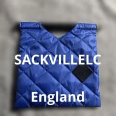 美品 SACKVILLE LC サックビル トートバッグ ブルー England - メルカリ
