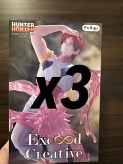 HUNTER×HUNTER 히소카 피규어 3개 세트