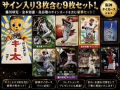 阪神タイガース カード9枚セット サイン入り3枚 金本 鳥谷 藤川 - メルカリ