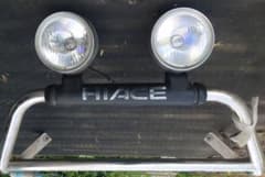 100系 HIACE用 グリルガード フォグランプ付き マフラーセット 100系 HIACE用 グリルガード フォグランプ付き マフラーセット - メルカリ