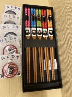 くまモンの箸と箸置きセットのサムネイル