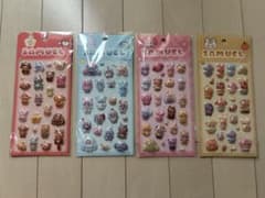 SAMUEL 立体シール 4種セットのサムネイル