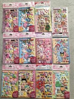 W*K様 新品　たまごっち　たまもりしーる大量セット　12シート　シールのサムネイル