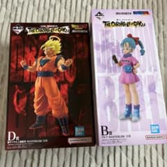 一番くじ ドラゴンボール B賞D賞 ブルマ 超サイヤ人2孫悟空 フィギュア