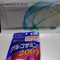 ヒアロエイド(6枚入り・1P.)➕DHCグルコサミン2000(20日分・1P.)のサムネイル