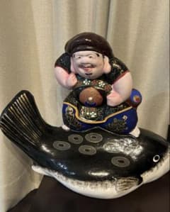 希少 長野県 中野雛人形 ふぐ乗り大黒天 中野人形 中野土びな 土雛