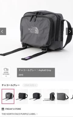 THE NORTH FACE ショルダーバッグ チャコールグレーのサムネイル