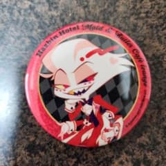 ハズビン・ホテル×アニメイトカフェ 缶バッジB エンジェル・ダストのサムネイル