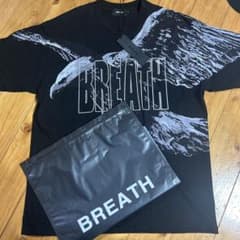 BREATH イーグルプリント Tシャツ ブラックのサムネイル