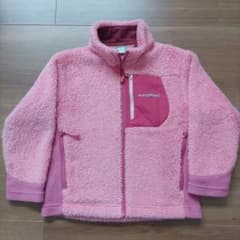 【おすすめ】mont-bell フリースジャケット キッズ 100 ピンクのサムネイル