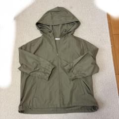 GLACIER フード付き ジップアップ ブルゾン カーキのサムネイル